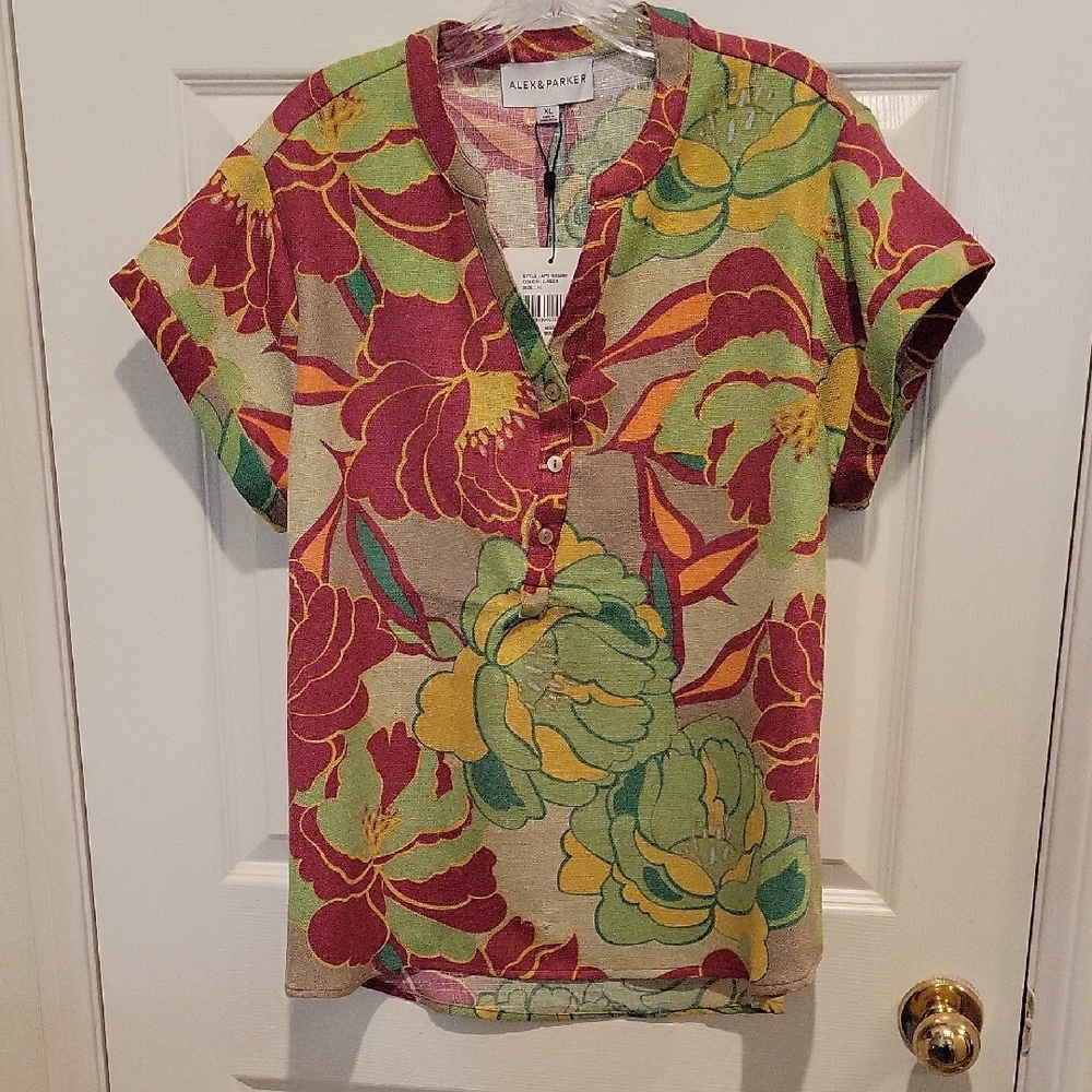 Parker Multicolor Floral Blouse